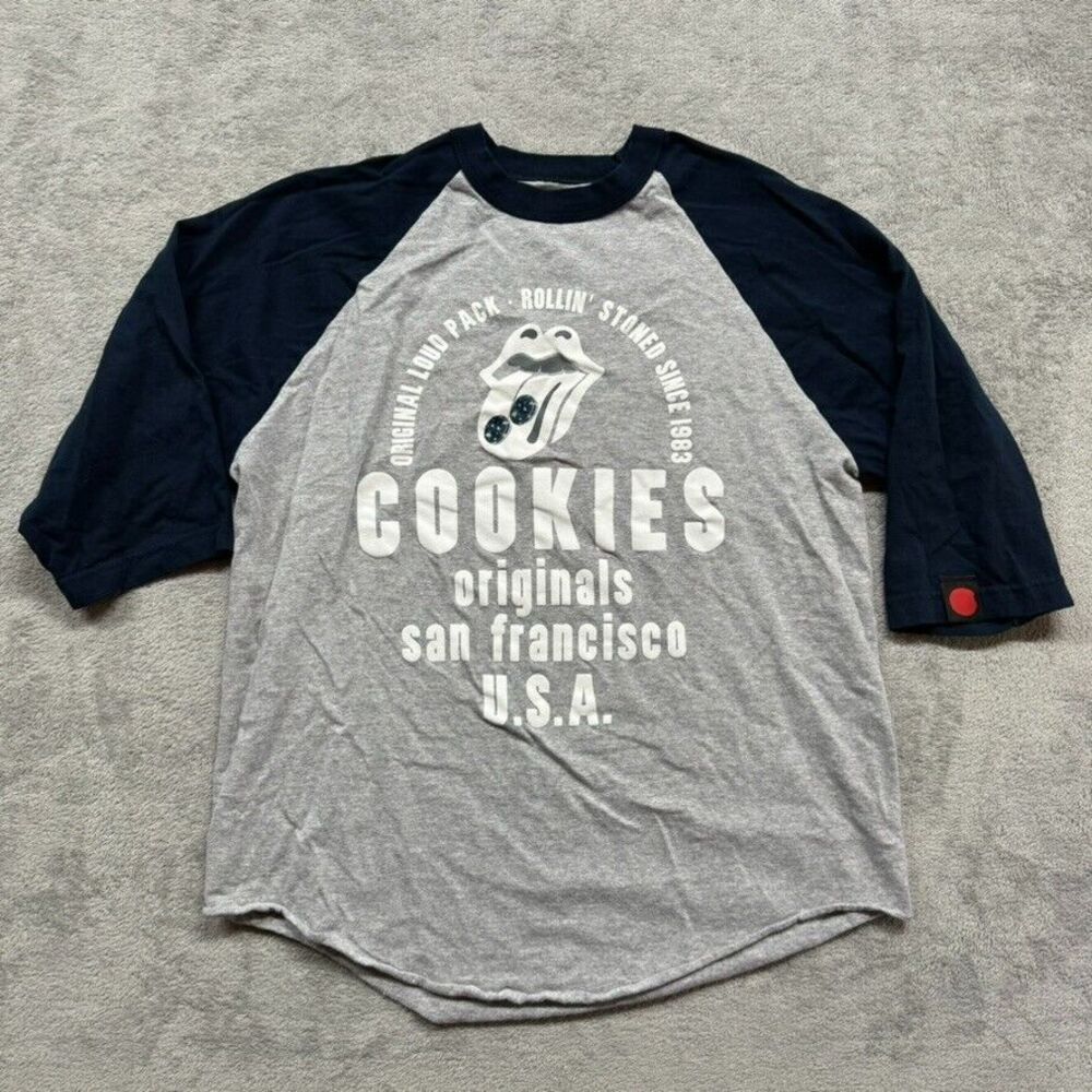 Cookies T Shirt Mens Large Gray Graphic Stoner Maryjane Stoned San Francisco